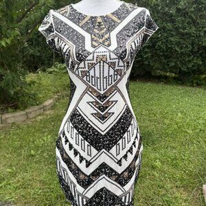 Express Sequin Bodycon Dress | Size Small